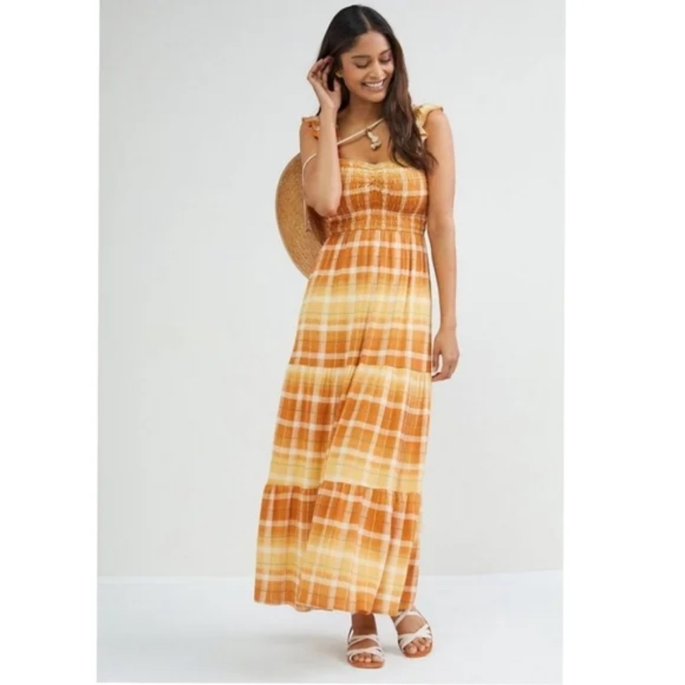 Anthropologie EN ELLY Ruffled Maxi Dress